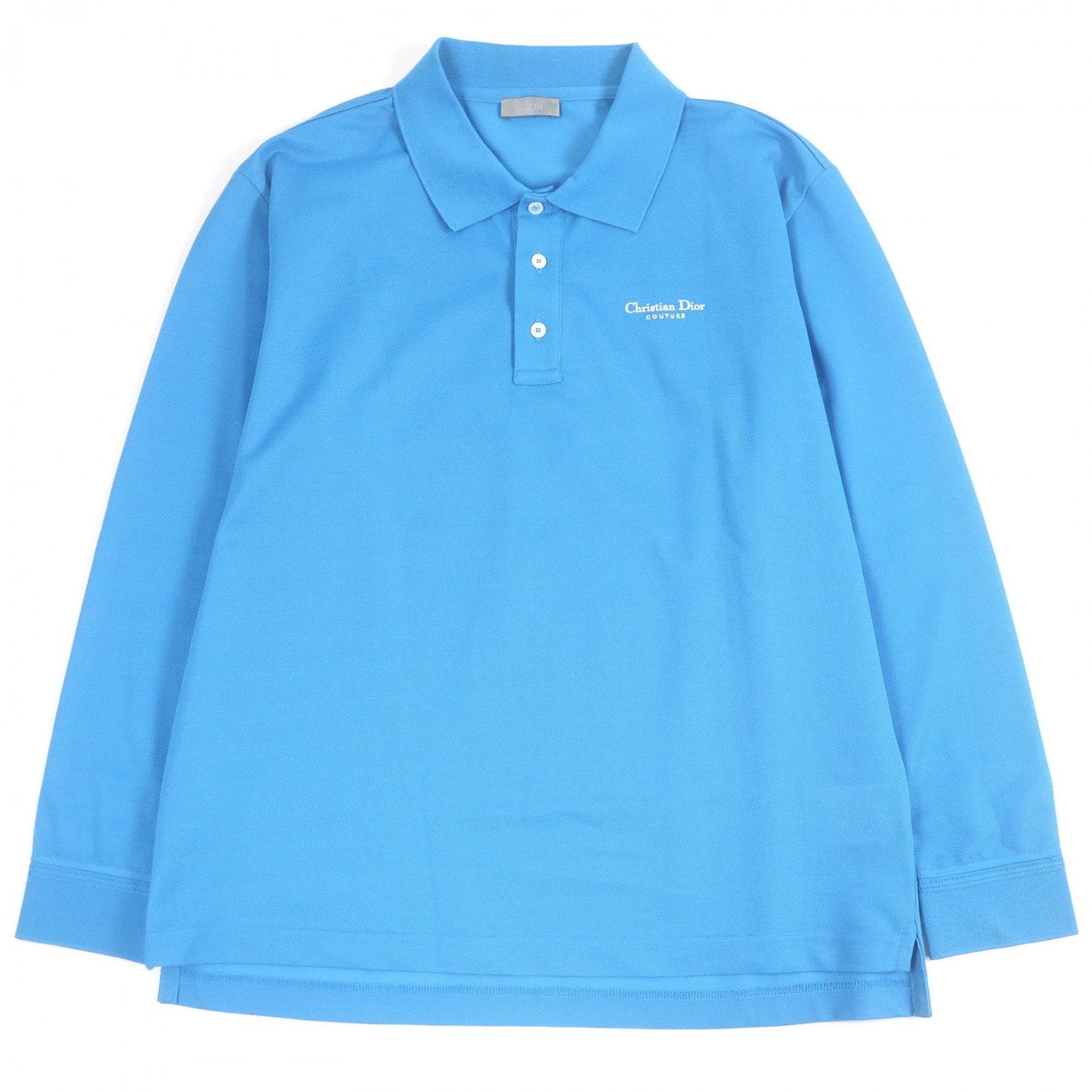Dior HOMME Long sleeve polo shirt 483J835A0931 polyester blue L