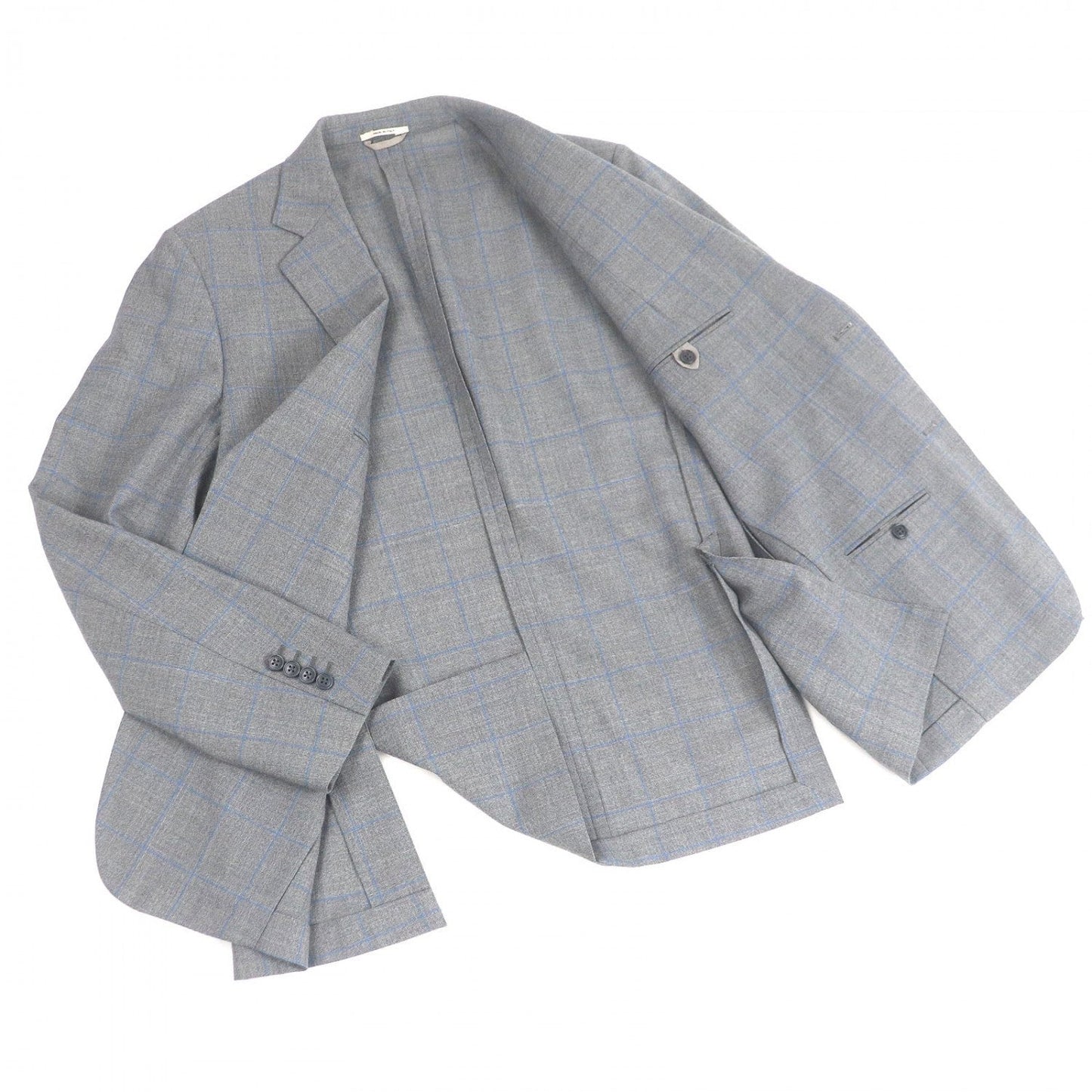 HERMES tailored jacket wool gray 52