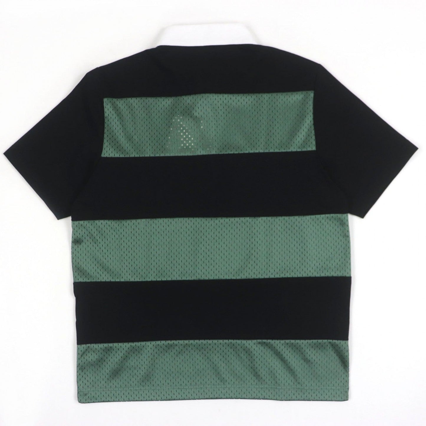 FENDI Short sleeve polo shirt FAF630 cotton Green black XS