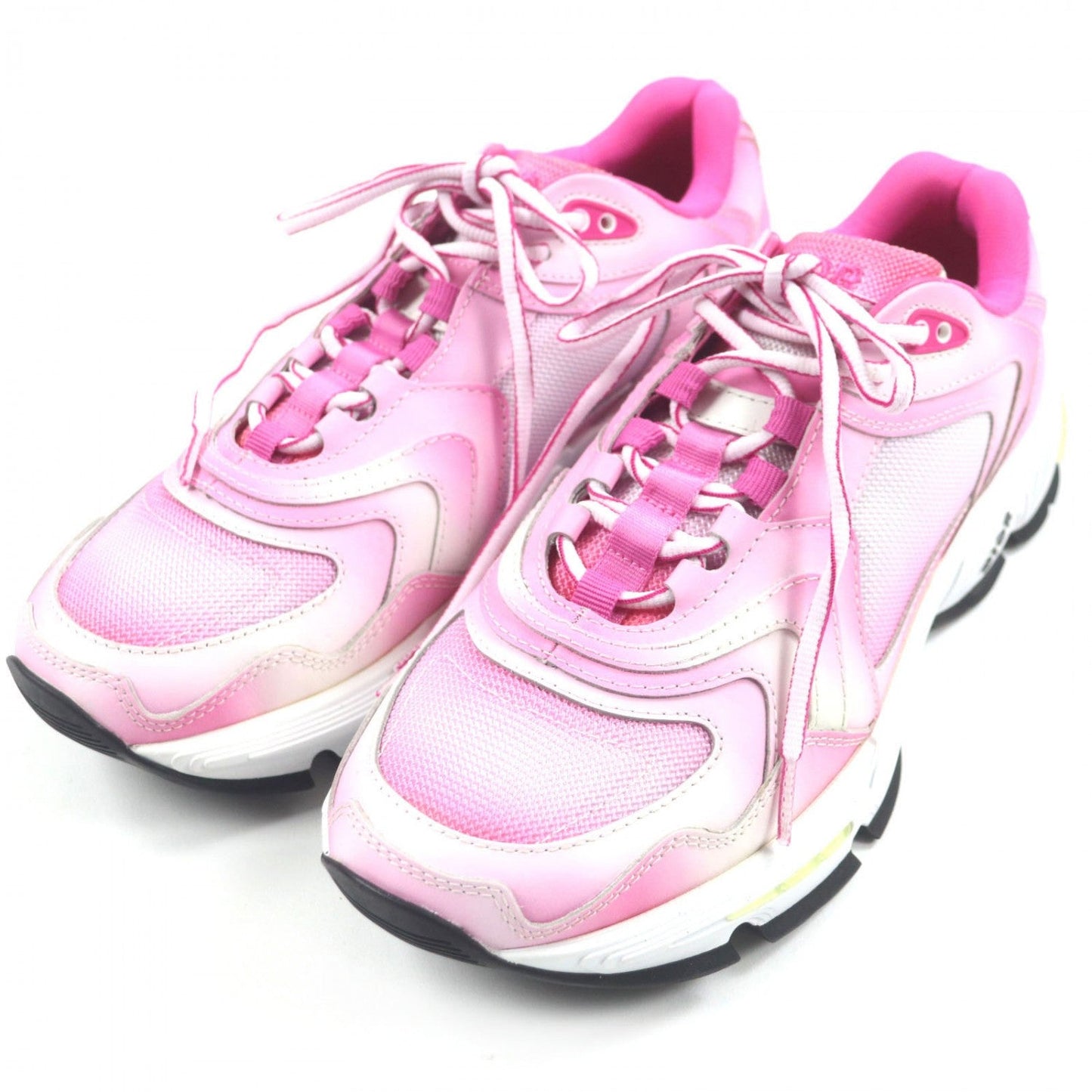 Dior HOMME Low cut sneakers 3SN260YUR leather Pink white SNEAKERS 41
