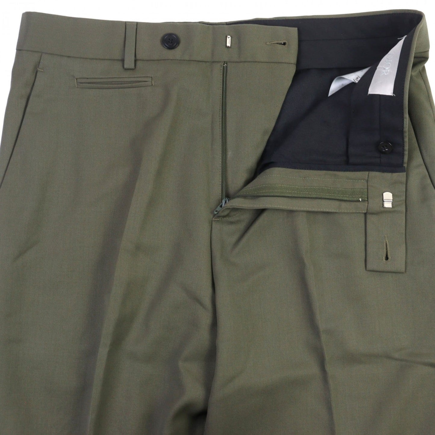 Dior HOMME slacks 213C135A4739 wool Khaki green 46