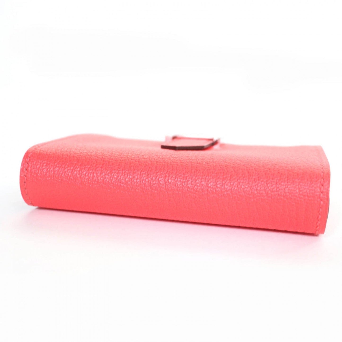 HERMES Bifold Wallet Shave Rose texas Bearn Mini
