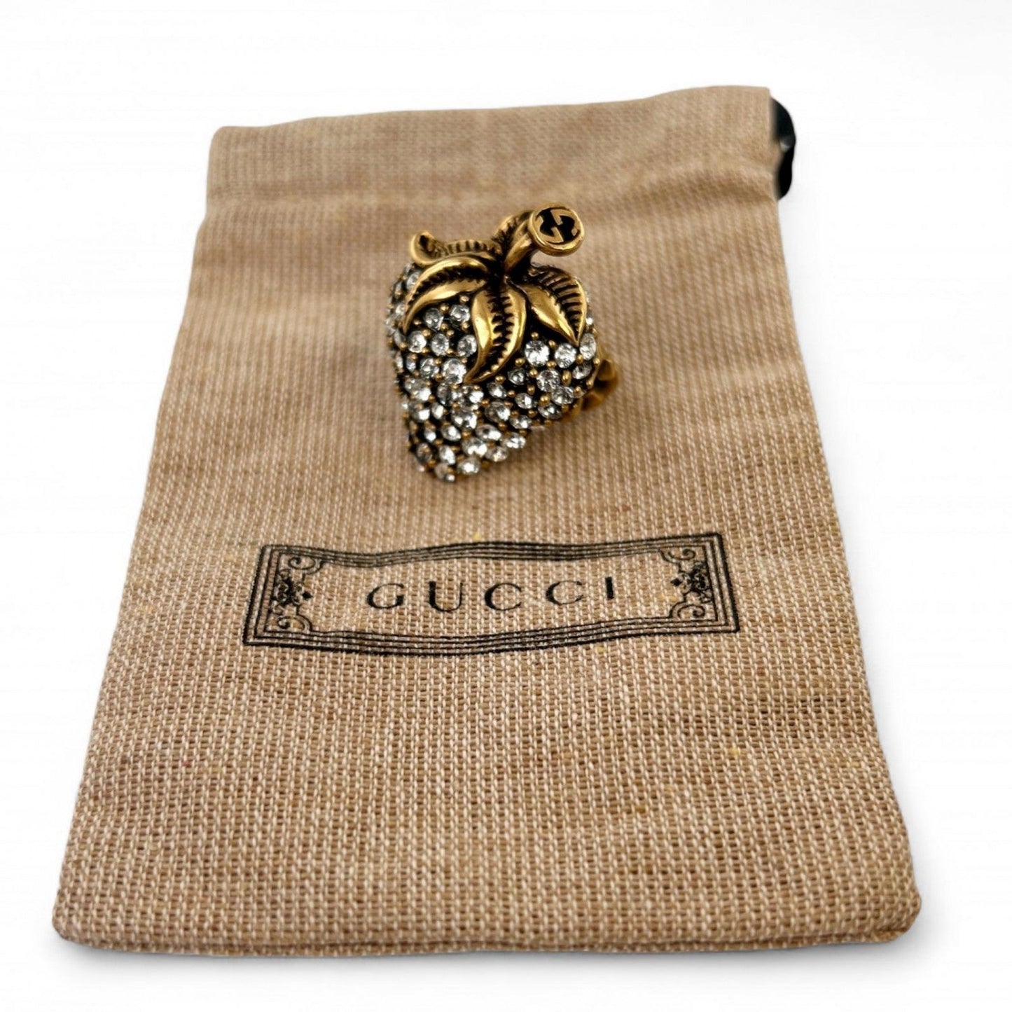 GUCCI Ring Gold Plated gold S
