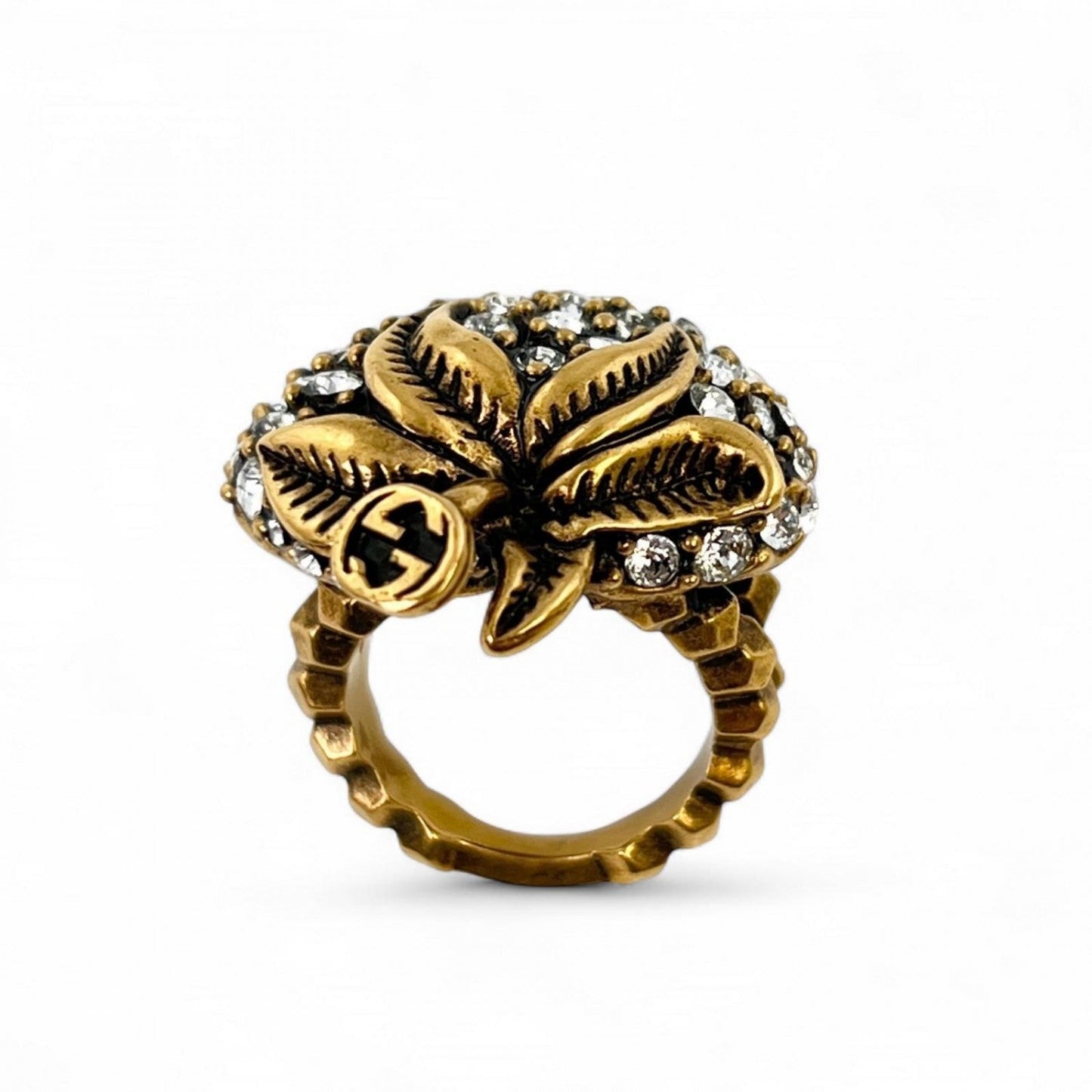 GUCCI Ring Gold Plated gold S
