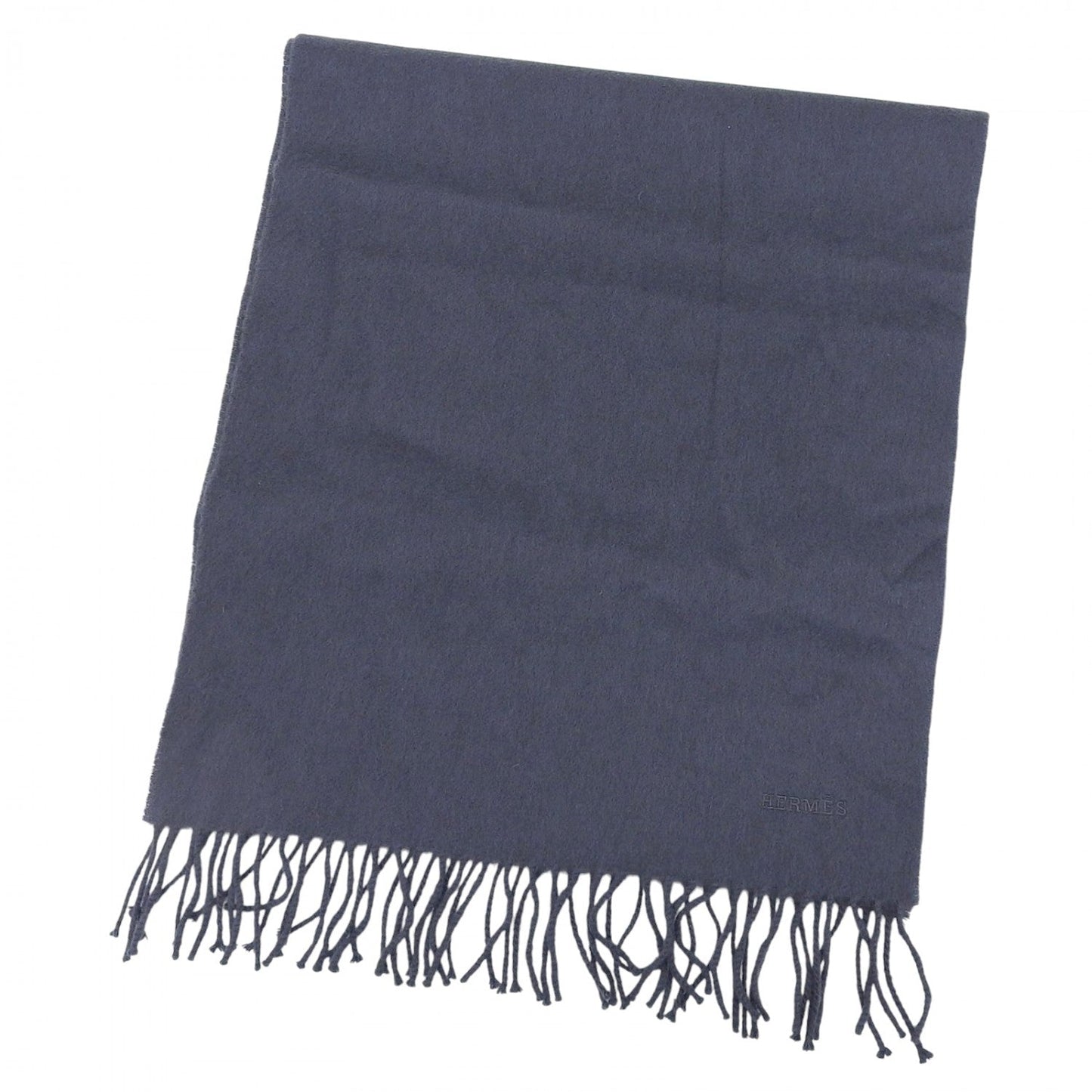 HERMES Scarf cashmere gray