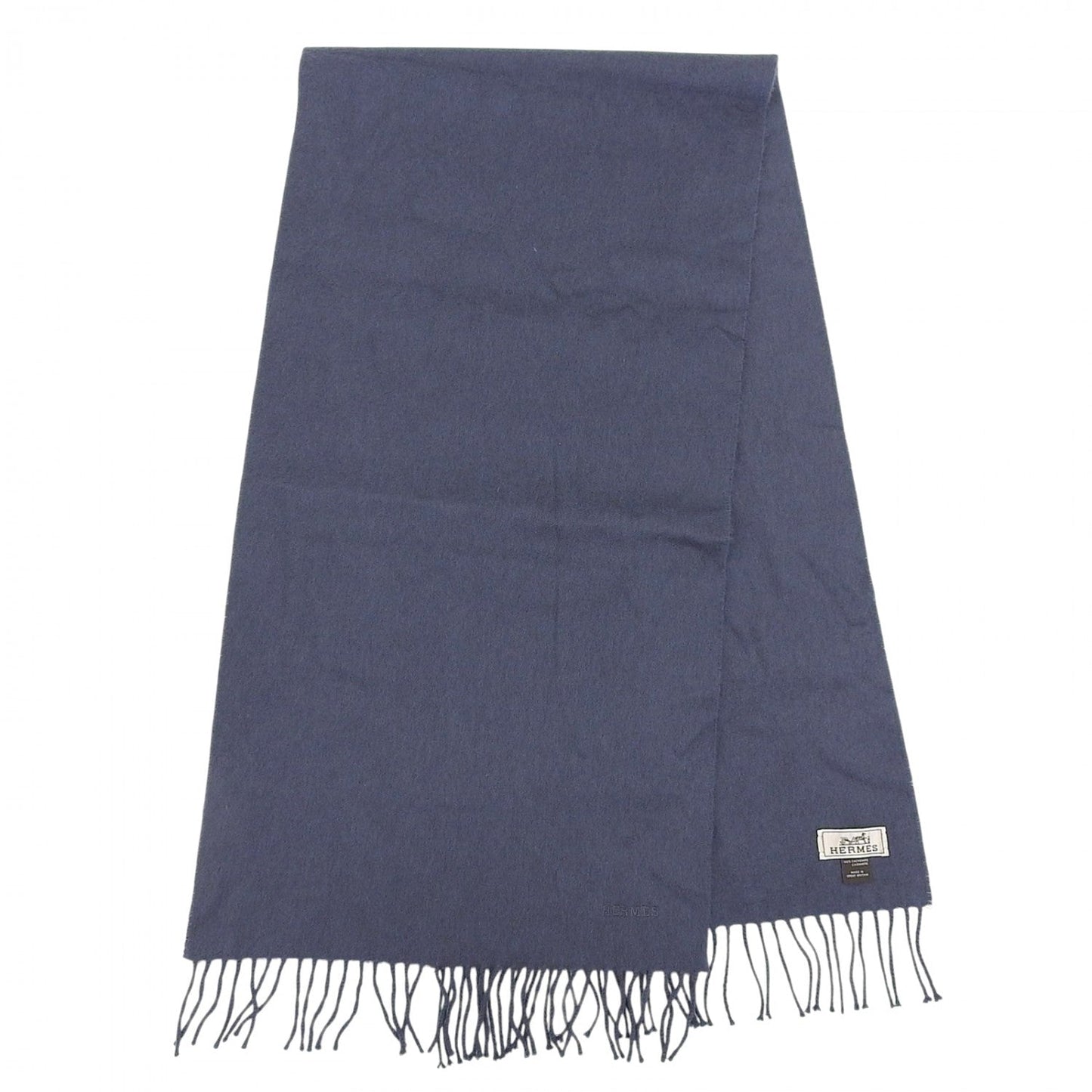 HERMES Scarf cashmere gray