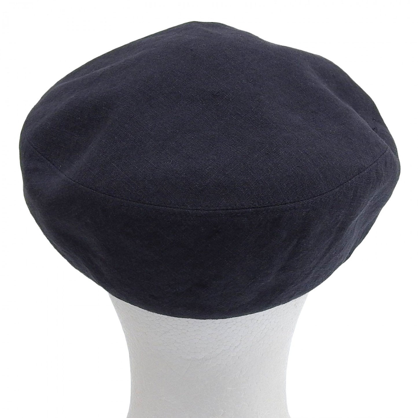 HERMES Casquette linen Navy PAOLA 57