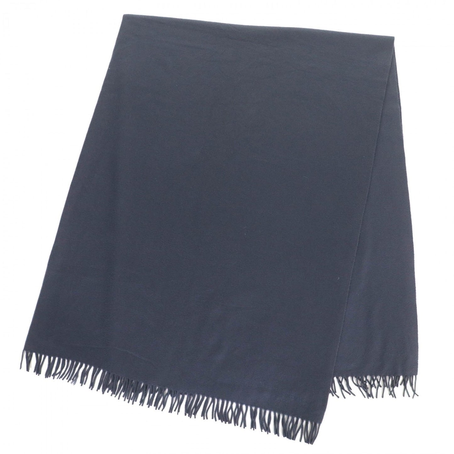 HERMES shawl cashmere Navy