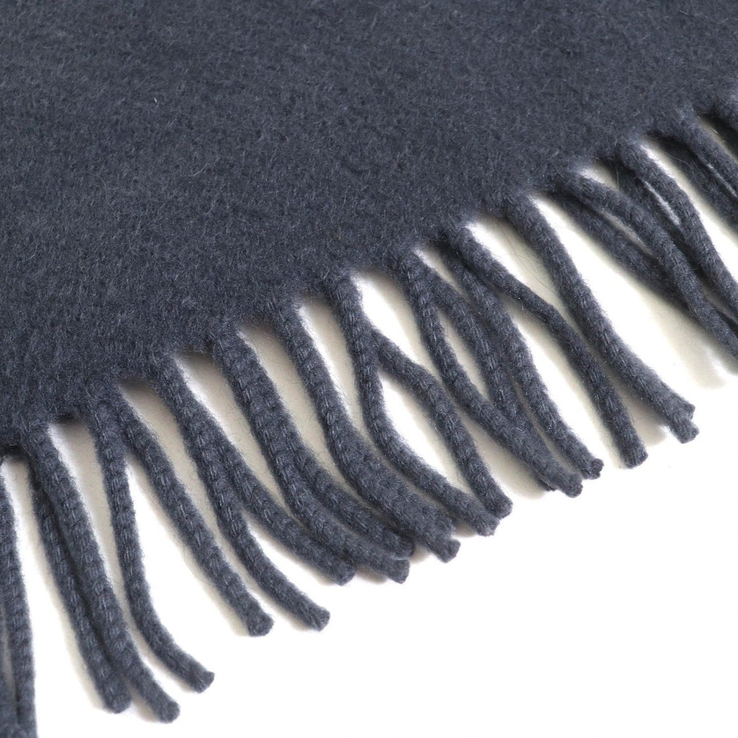 HERMES shawl cashmere Navy