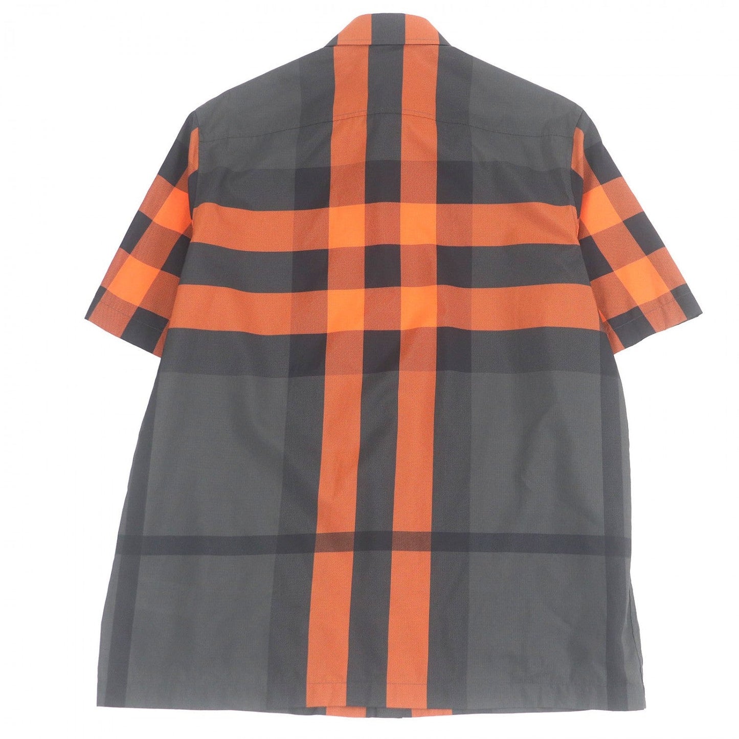 BURBERRY Short sleeve shirt 8041532 polyamide Gray orange S