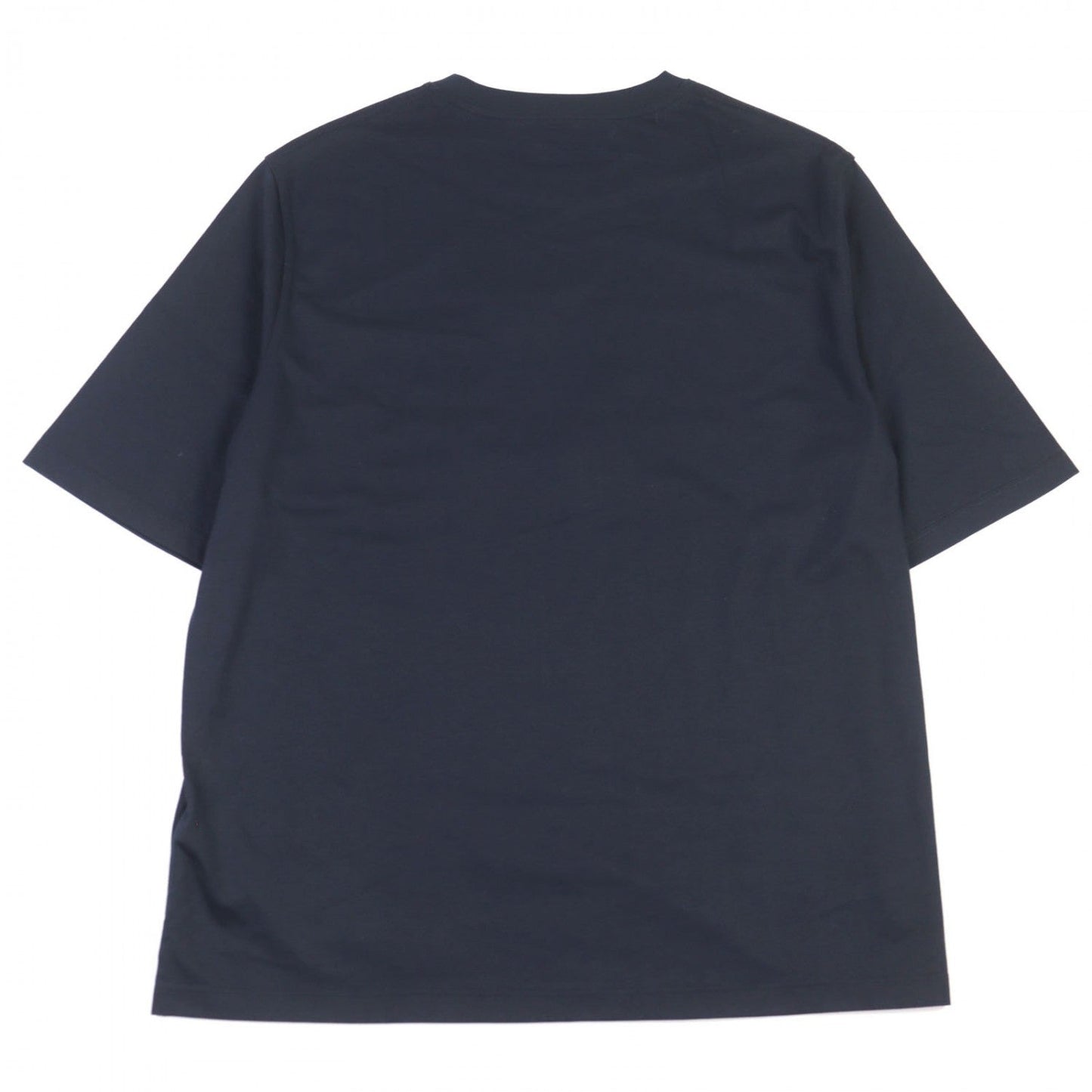 HERMES Short sleeve T-shirt 457950HA cotton Navy type Etrier en Fragments Etrier en Fragments L