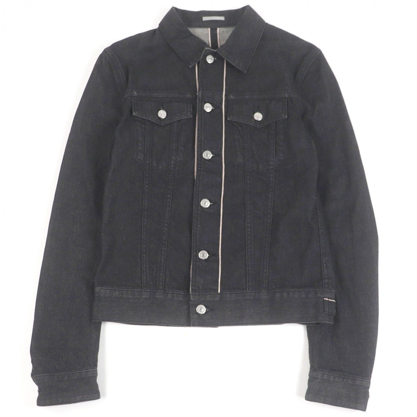 Dior HOMME Denim Jacket 833C402TY918 cotton black 48
