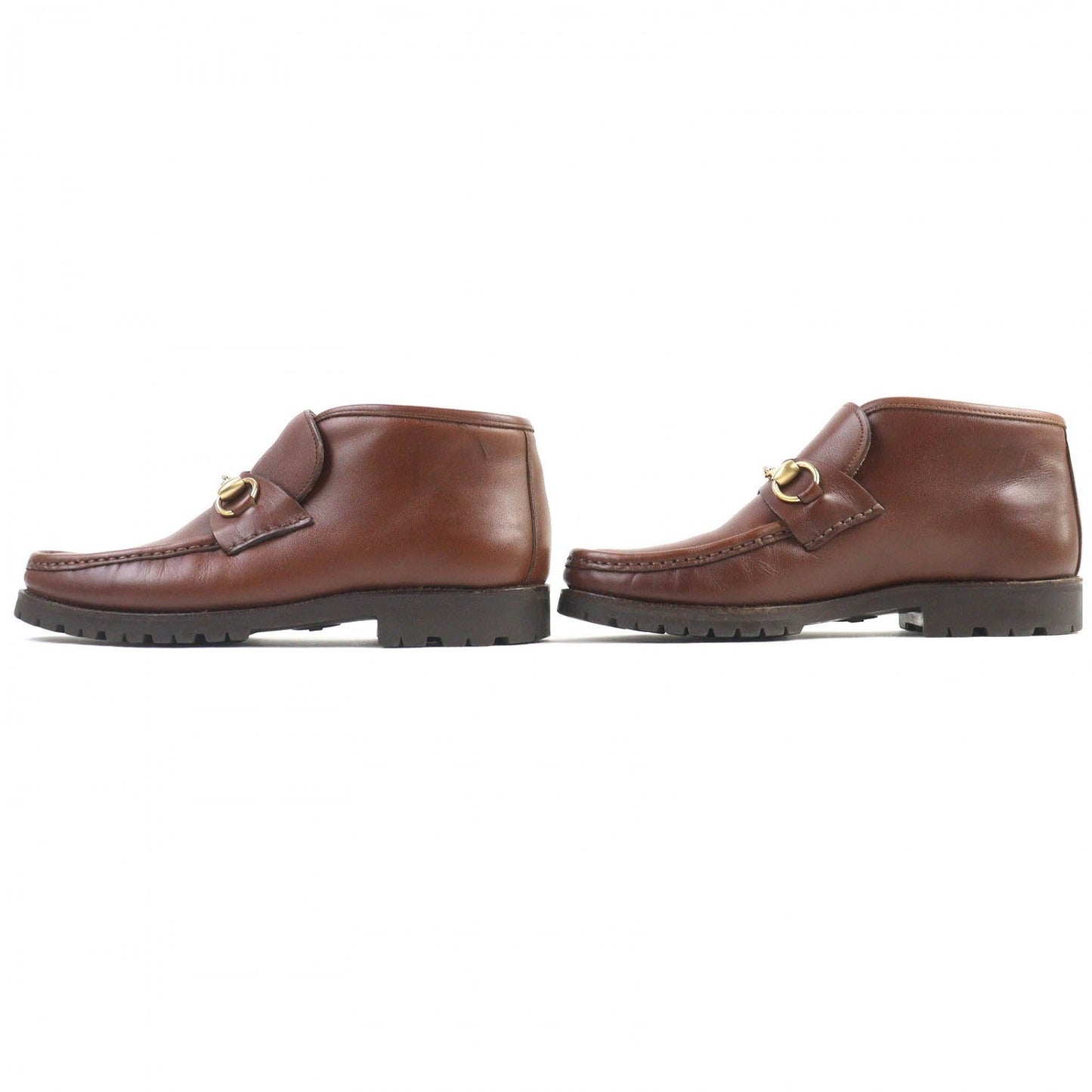 GUCCI Ankle boots 104 0088 leather Brown 37.5