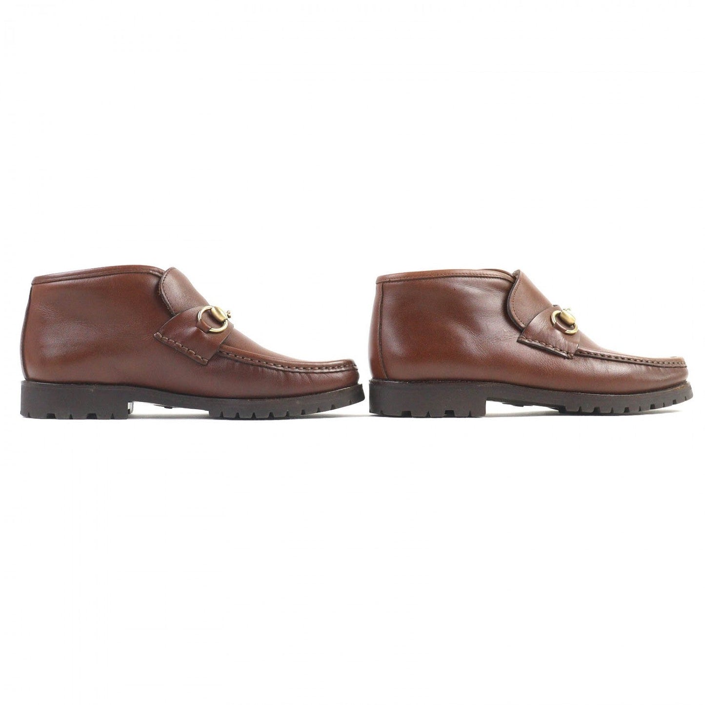 GUCCI Ankle boots 104 0088 leather Brown 37.5