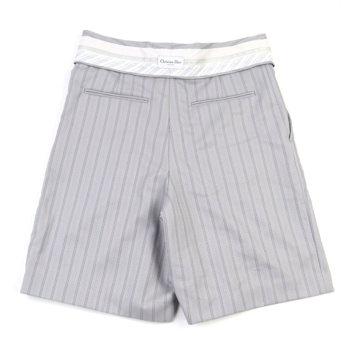 Dior HOMME Shorts 383C132A5718 wool Gray type Herringbone Pattern 46