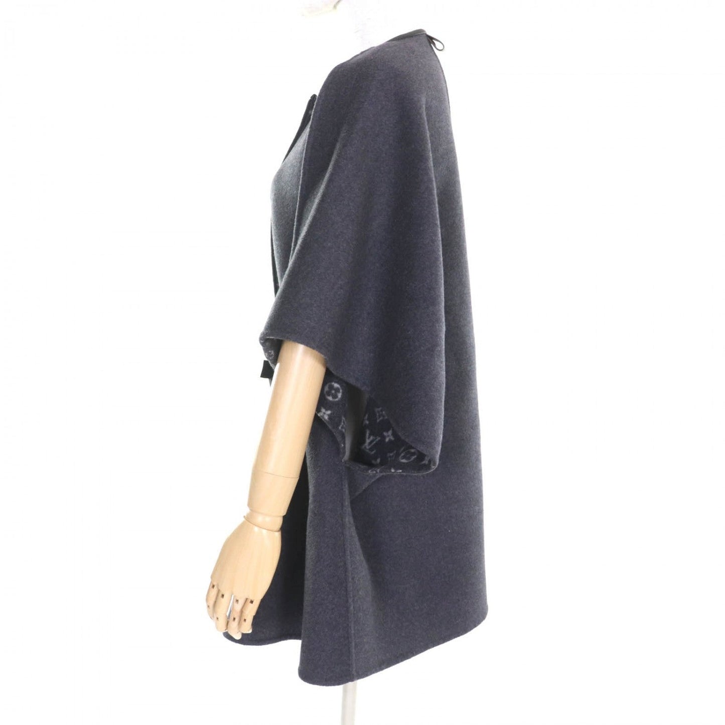 LOUIS VUITTON coat FGC038QWE wool Charcoal gray 34