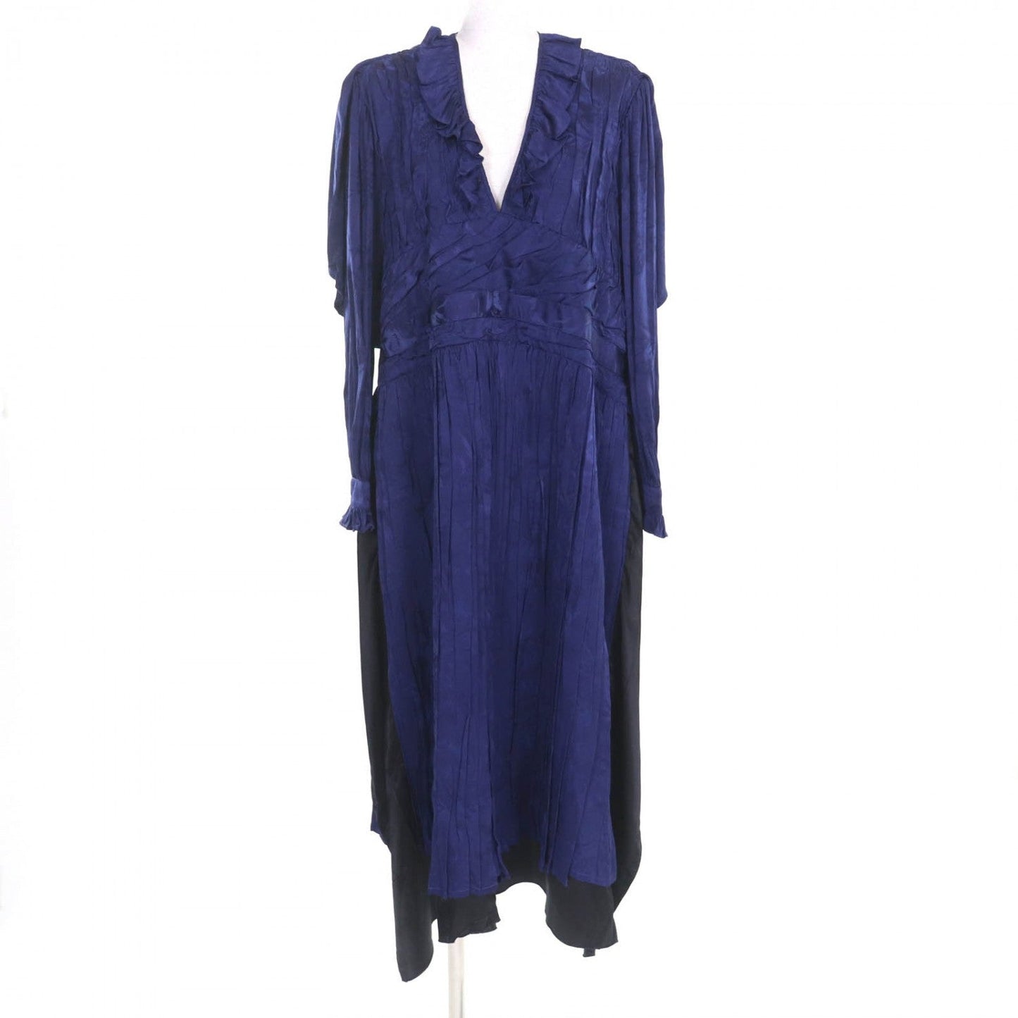 BALENCIAGA one piece 663002 Rayon Navy 36