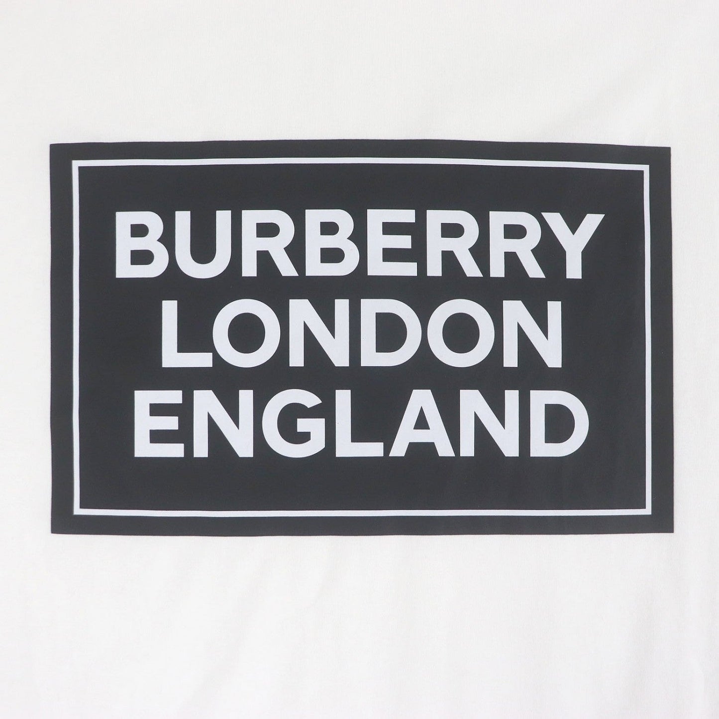 BURBERRY Short sleeve T-shirt 8084338 cotton white M