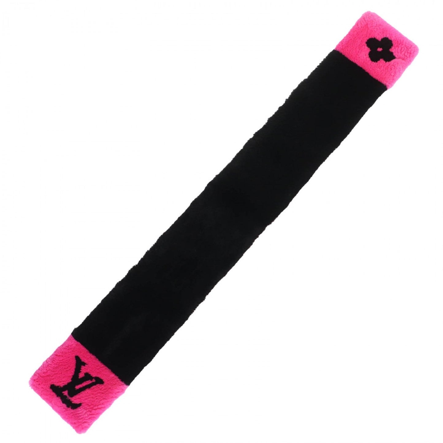 LOUIS VUITTON Scarf M70872 Beaver Black pink Escalp LV in the City