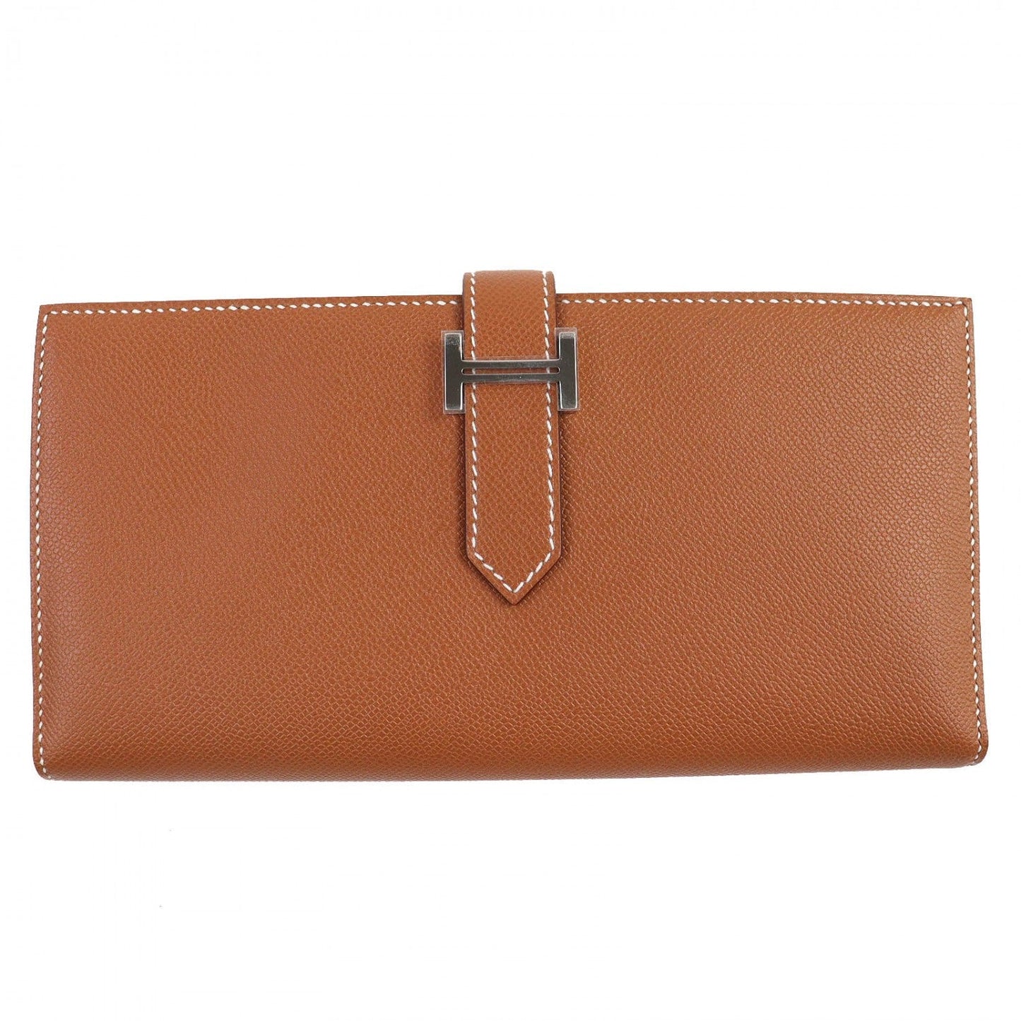HERMES Long Wallet Purse Vaugham gold Beansufla