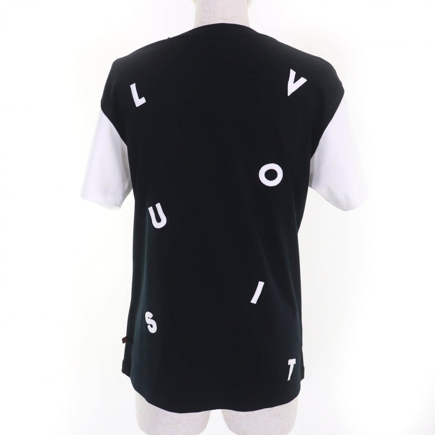 LOUIS VUITTON Short sleeve T-shirt FFTS02JG2 cotton Black White S