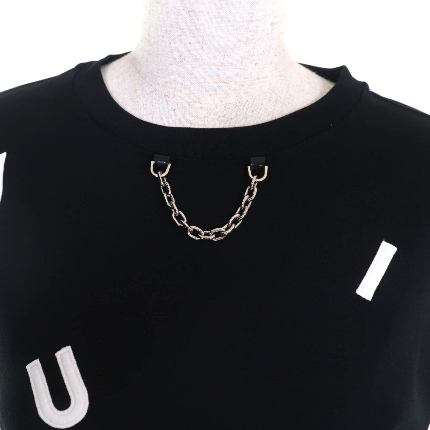 LOUIS VUITTON Short sleeve T-shirt FFTS02JG2 cotton Black White S