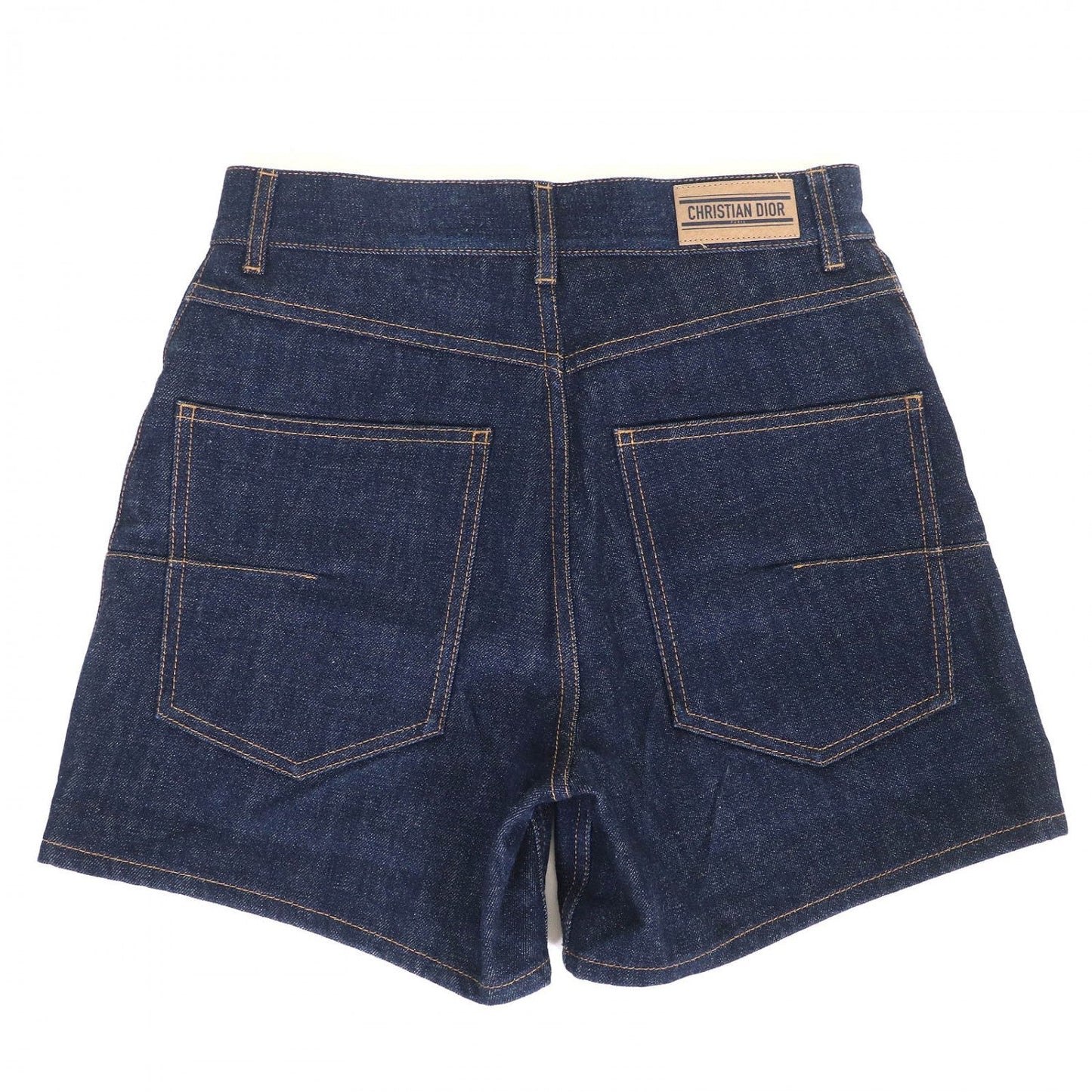 Christian Dior Shorts 512P44A3426 cotton Indigo blue 36