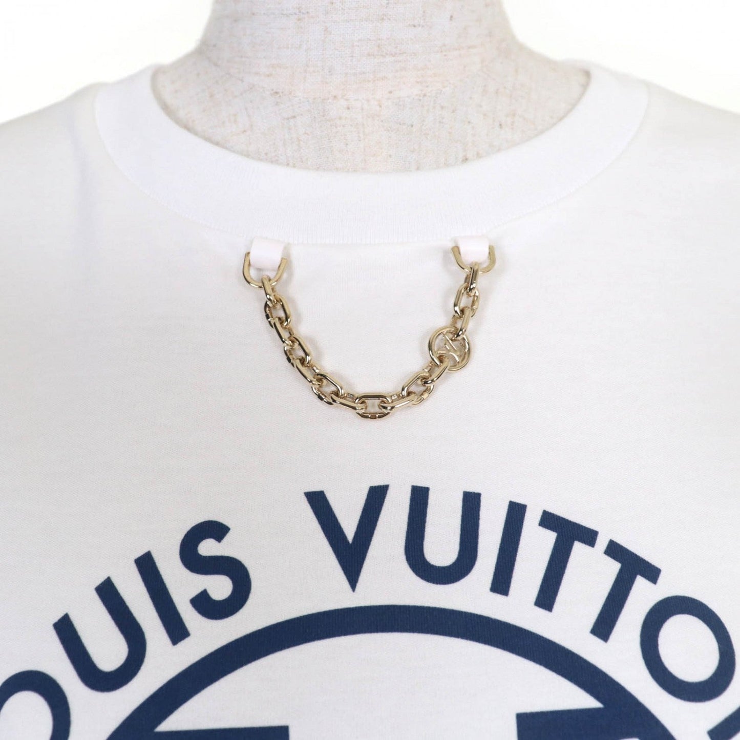 LOUIS VUITTON tops cotton white L