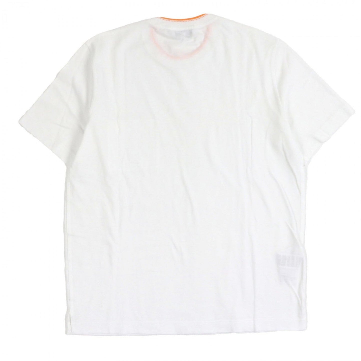 HERMES Short sleeve T-shirt cotton White orange M
