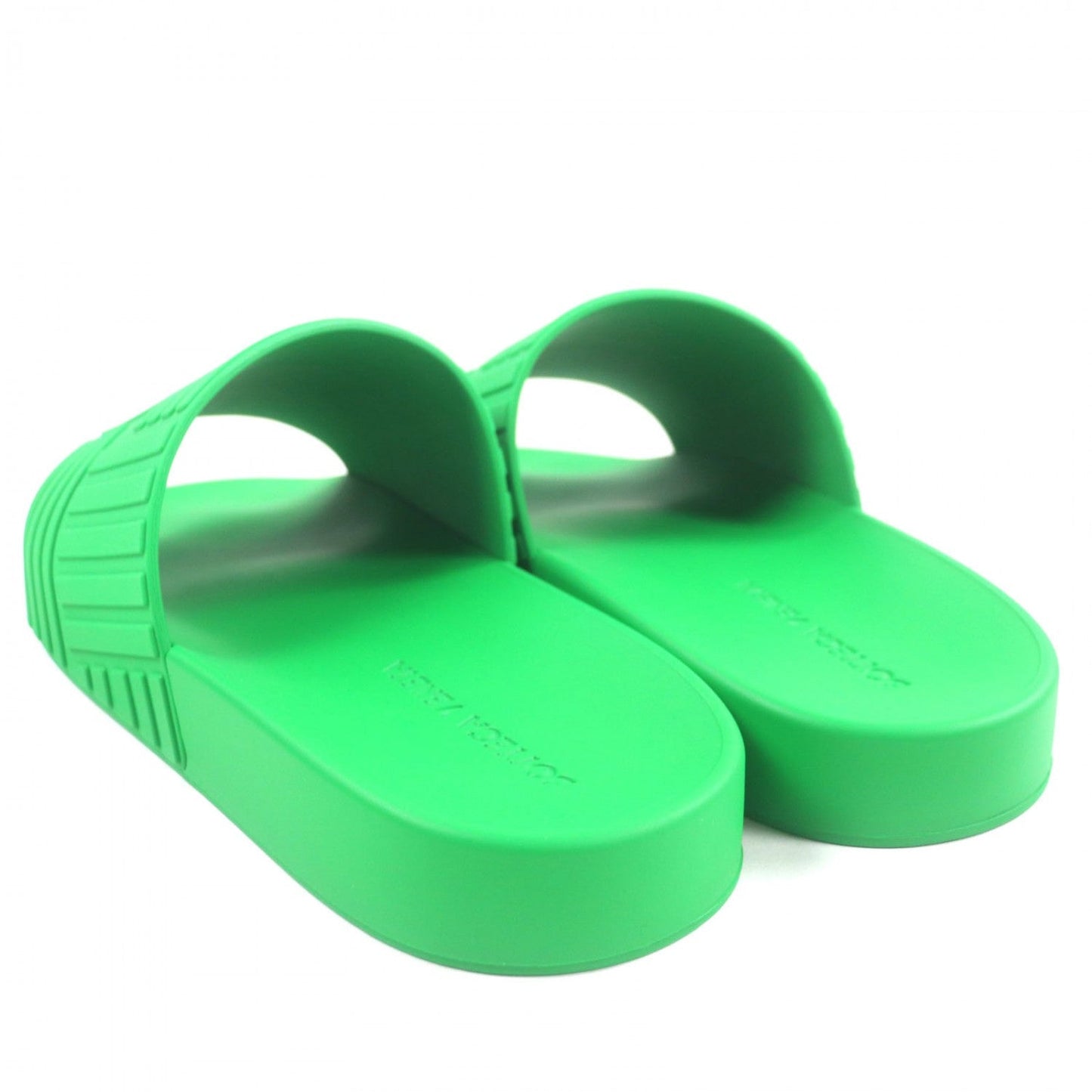 BOTTEGAVENETA Sandals 690105 rubber green SLIDER SANDAL 43