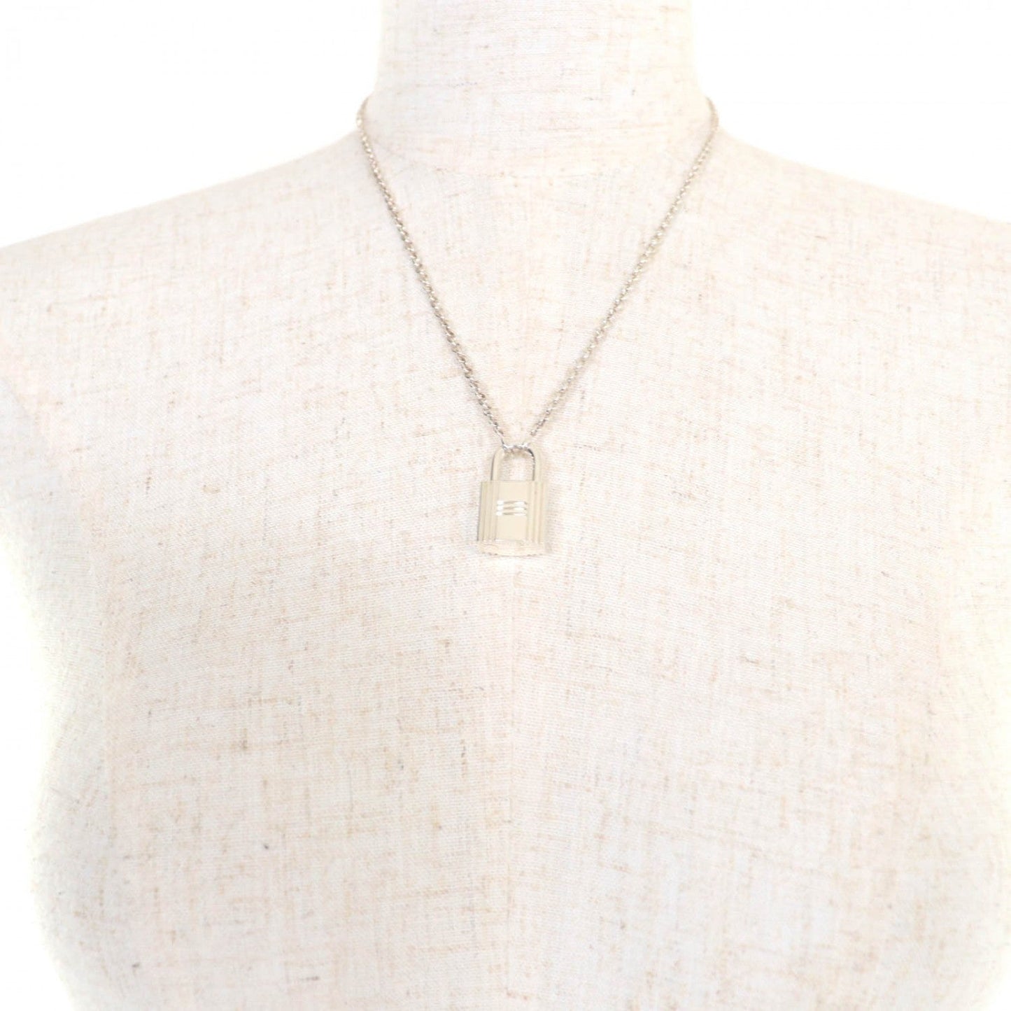 HERMES Necklace AG925 Silver Cadena Necklace