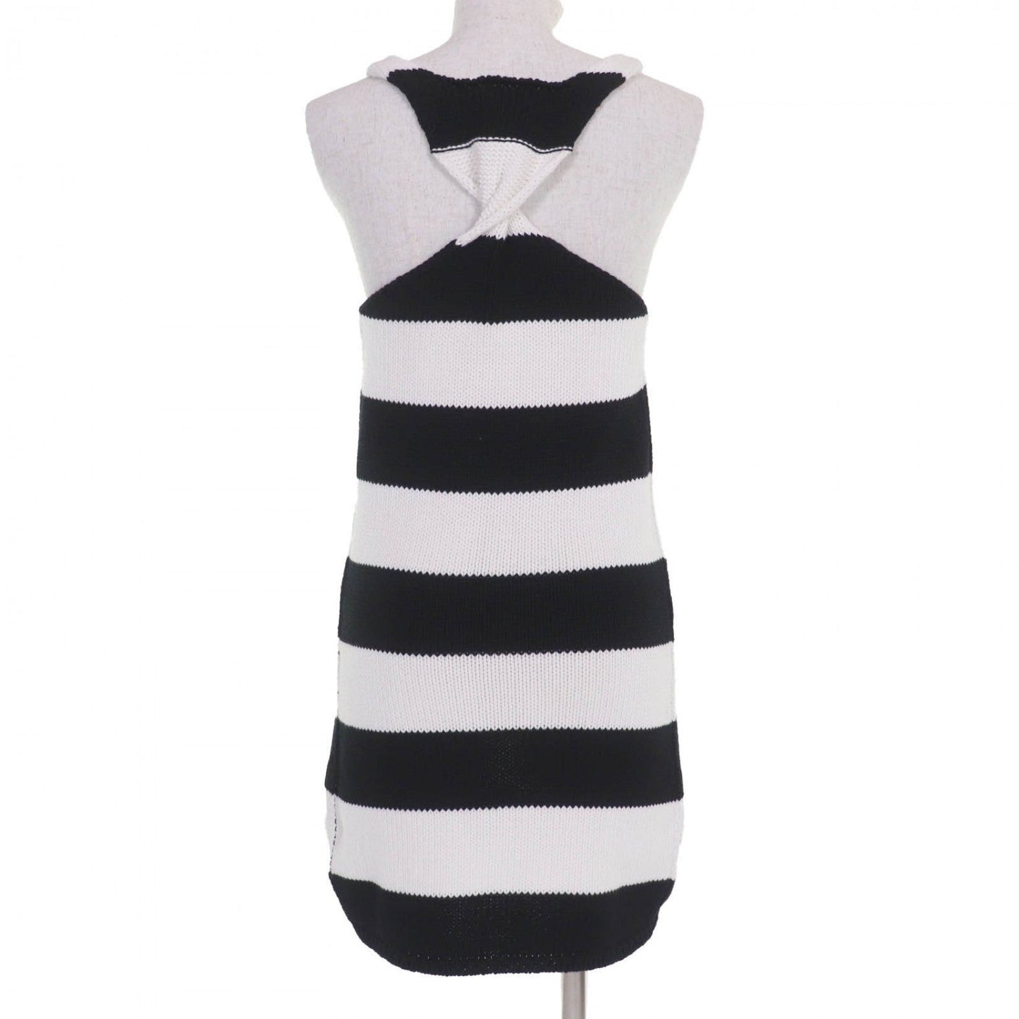 LOUIS VUITTON one piece cotton Black White XS