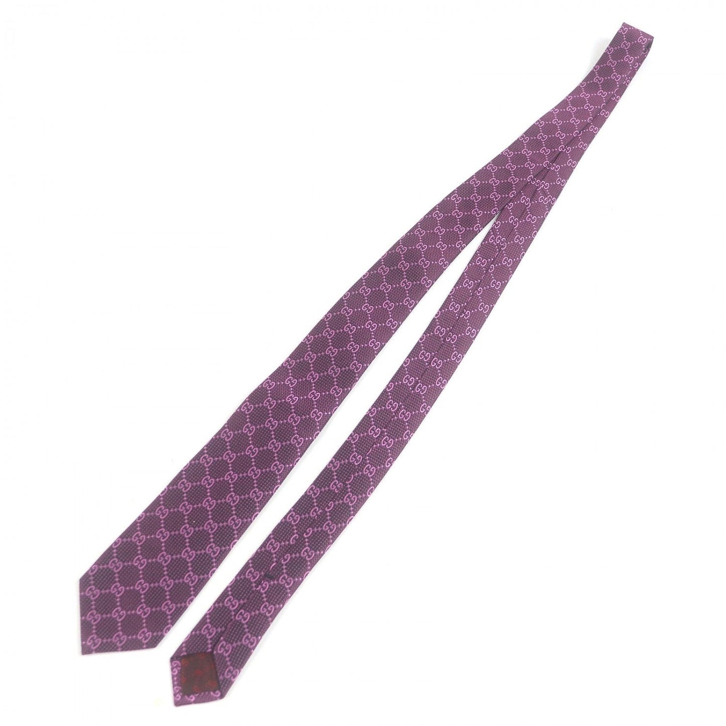 GUCCI tie 408865 silk purple 148Ã7cm