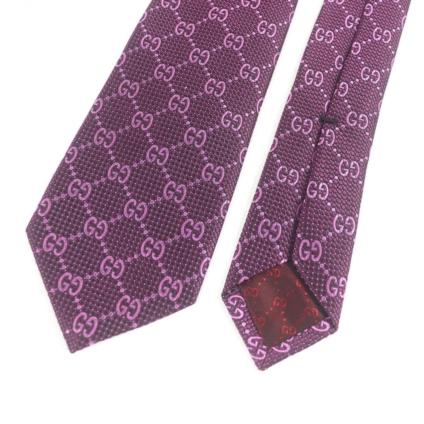 GUCCI tie 408865 silk purple 148Ã7cm