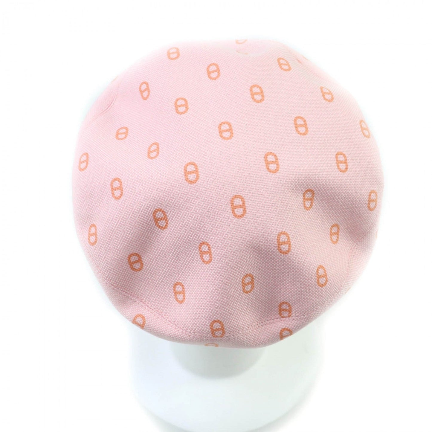 HERMES beret cotton pink Saint Honoré 56