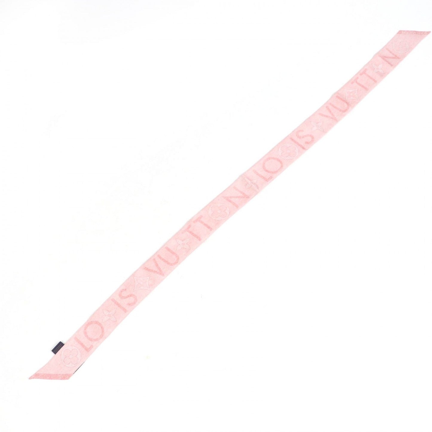 LOUIS VUITTON scarf M96268 silk Rose claire Bandeau BB Monogram Infinity 120cmÃ5cm