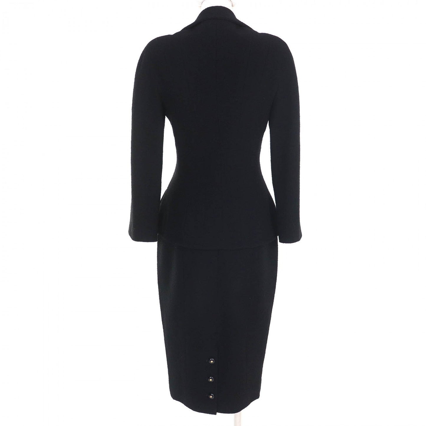 CHANEL setup 95A P05816 wool black 38