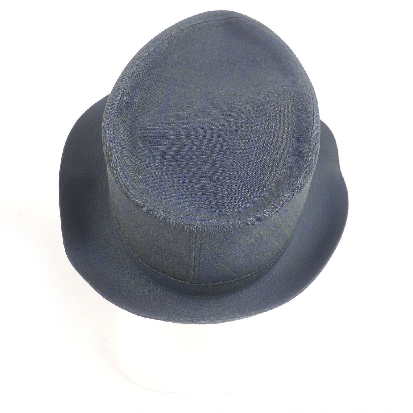 HERMES hat linen Blue type 59