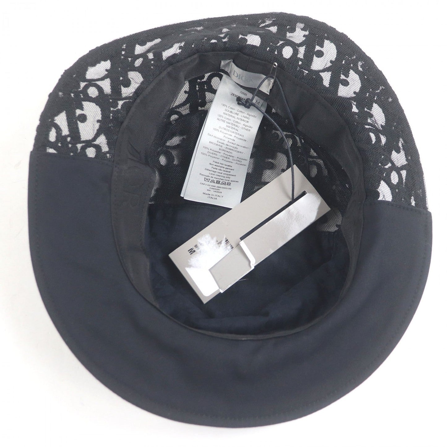Dior HOMME hat 283C904A4451 cotton black M