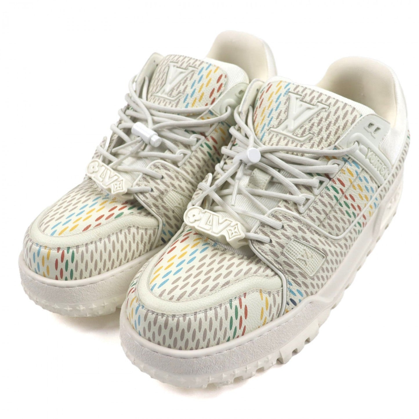 LOUIS VUITTON sneakers 1ACR19 ã¼ Beige multi LV Trainer Maxi 9