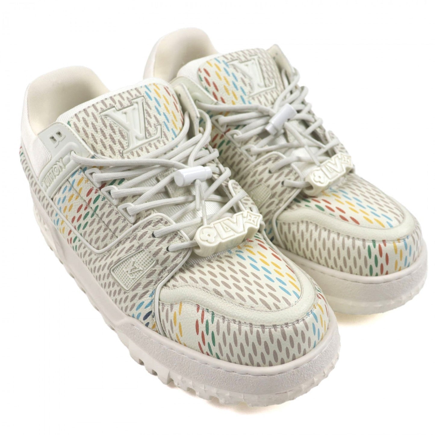 LOUIS VUITTON sneakers 1ACR19 ã¼ Beige multi LV Trainer Maxi 9