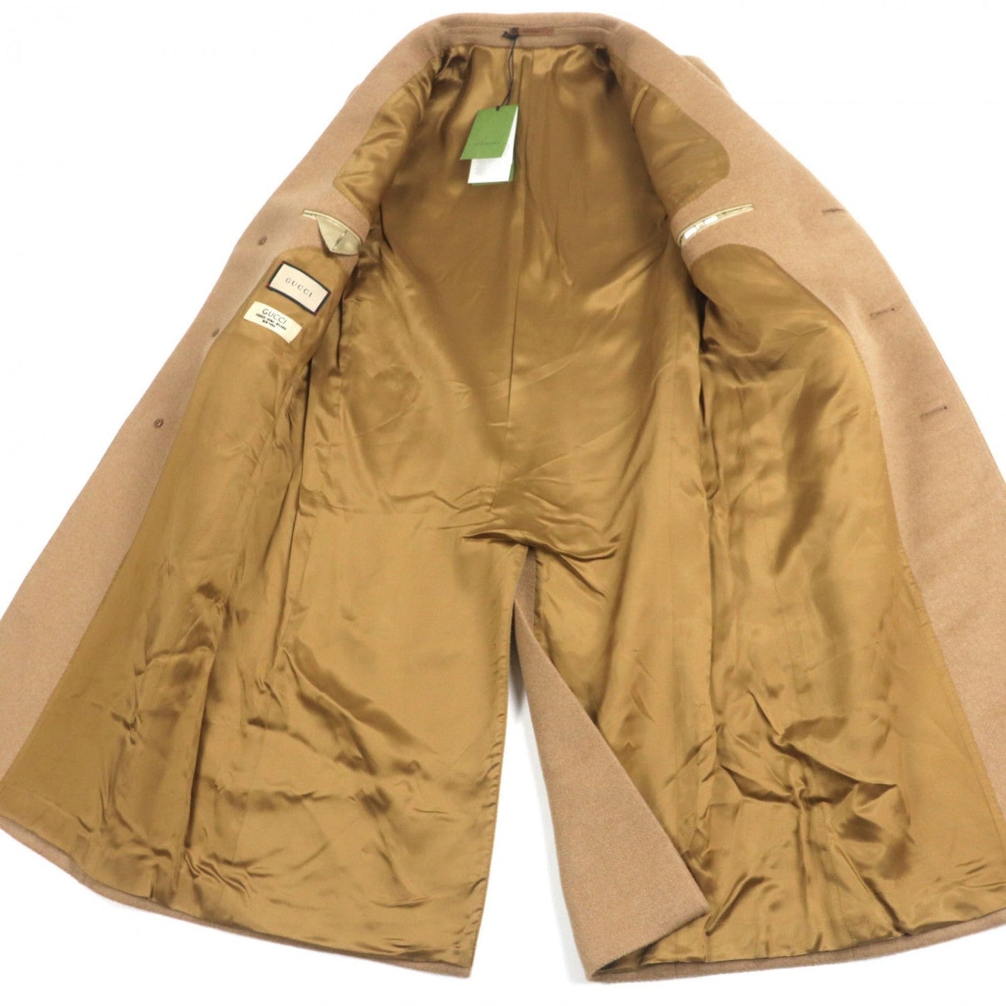 GUCCI Chester coat 753089 Camel Brown 44