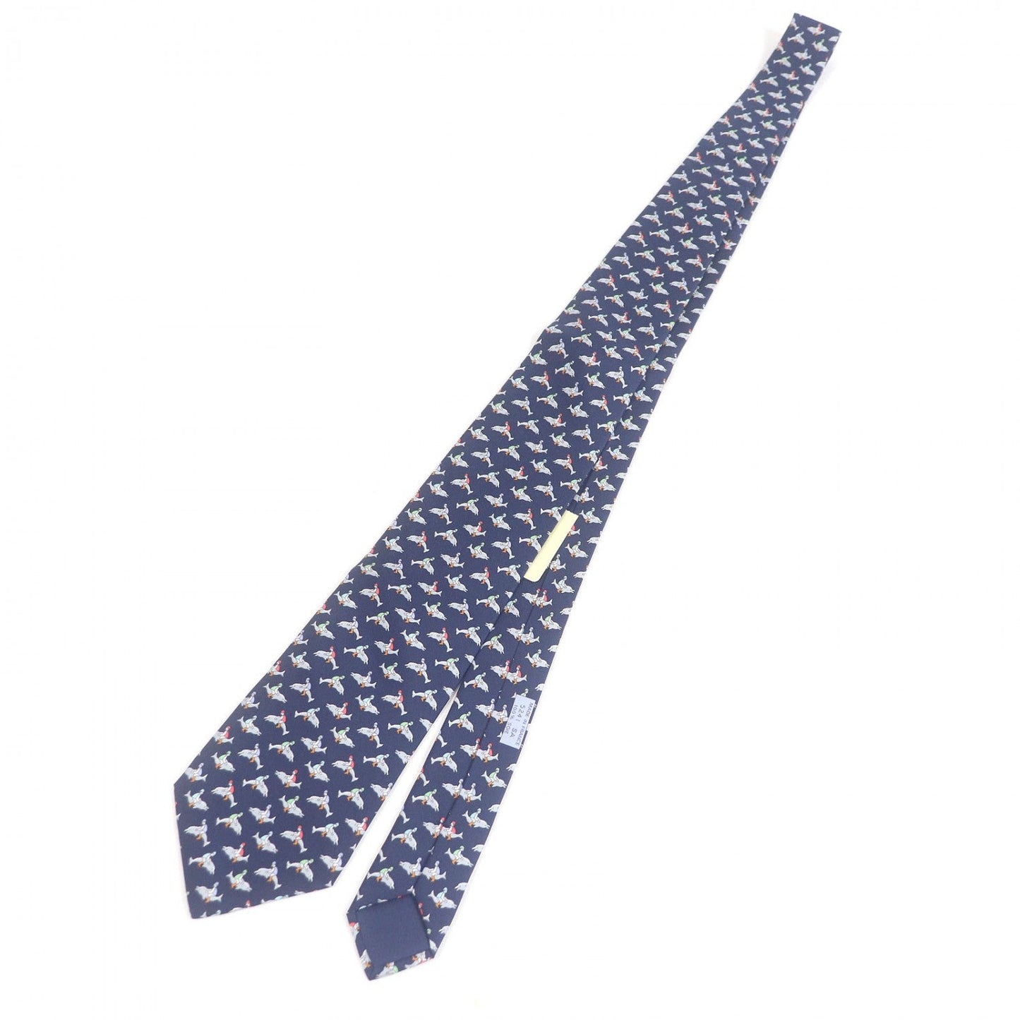 HERMES tie 5241 SA silk Marin