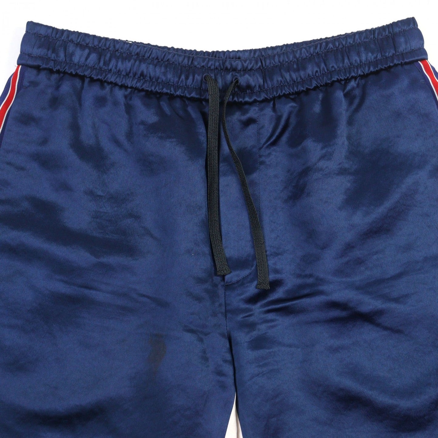 GUCCI Shorts 575325 acetate Navy Ivory Red 44