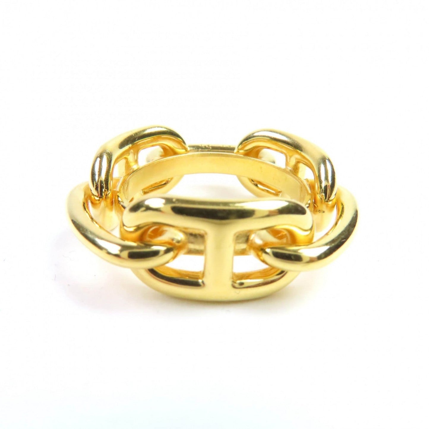 HERMES Scarf ring Gold Plated gold Lugate