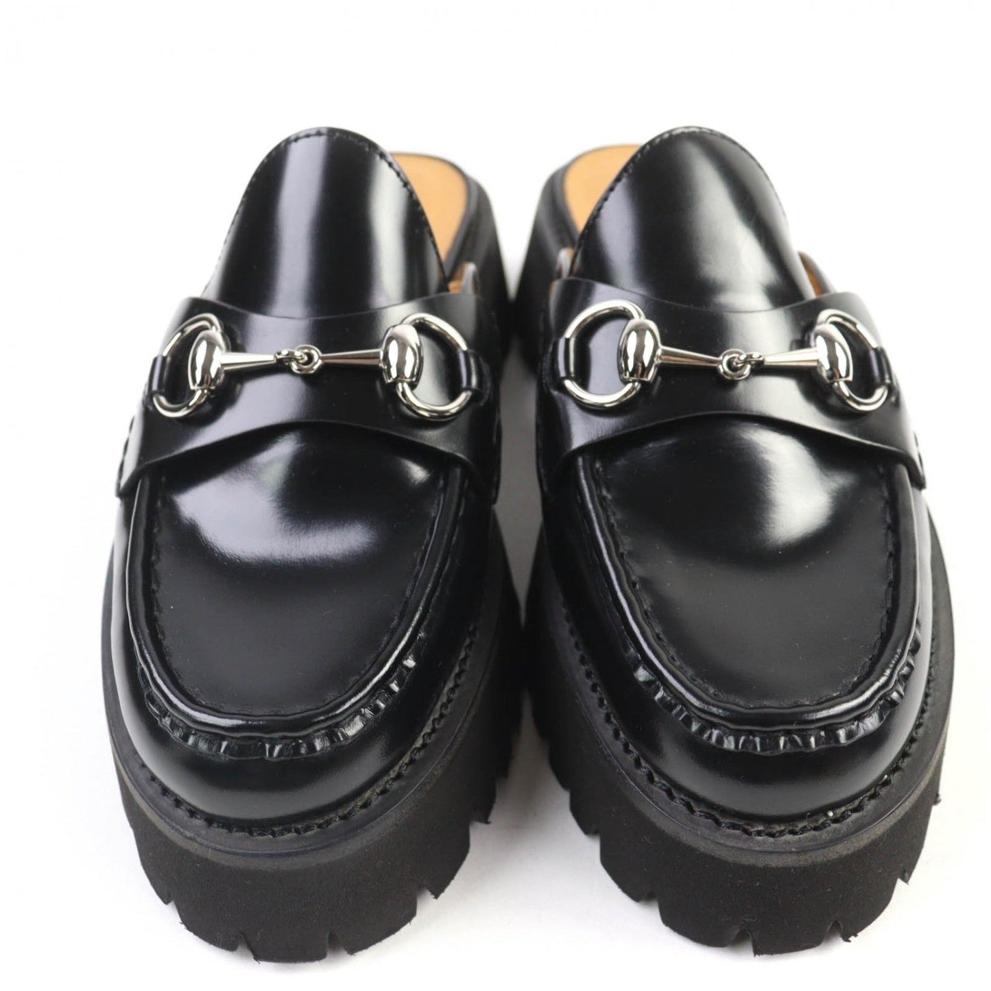 GUCCI Mule 764207 leather black 35