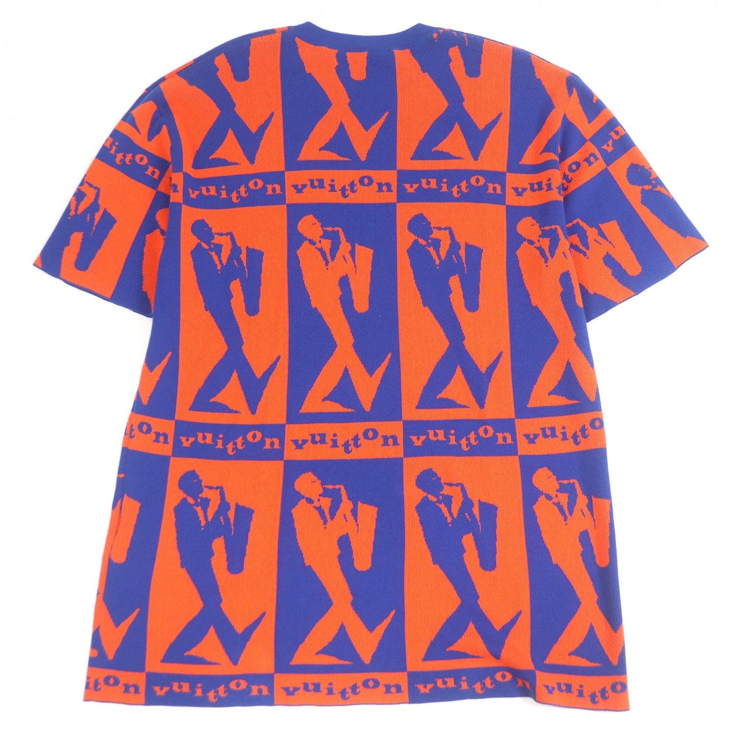 LOUIS VUITTON knit cotton Orange blue Jazz Flyer XL