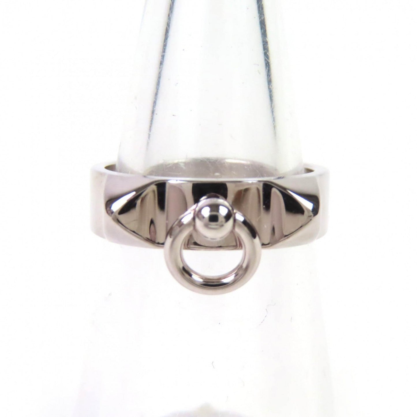 HERMES Ring 24AK147567 AG925 Silver Collier de Cyan PM 51（日本サイズ約11号相当）