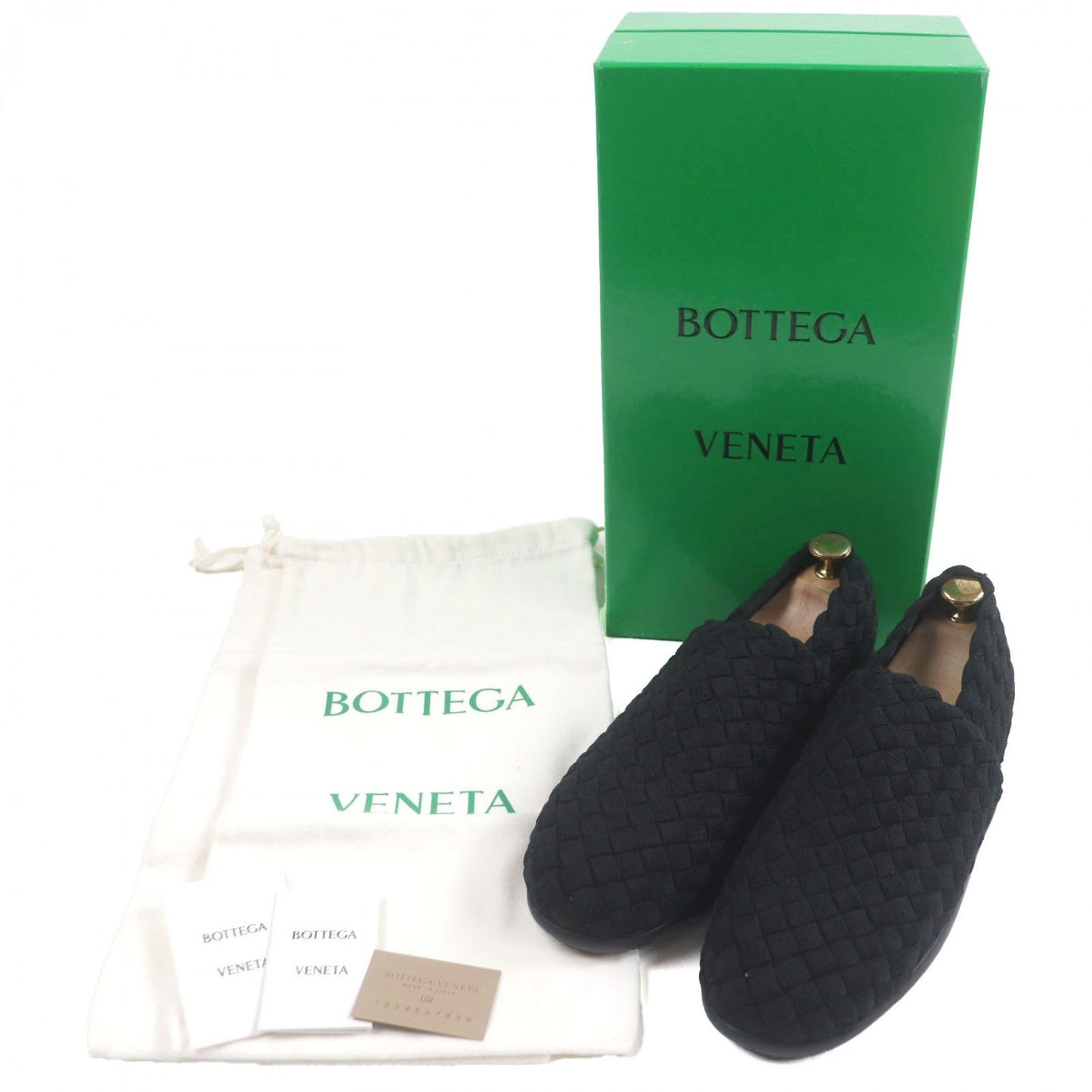 BOTTEGAVENETA Slip-on 667227 fabric black PLAT 39