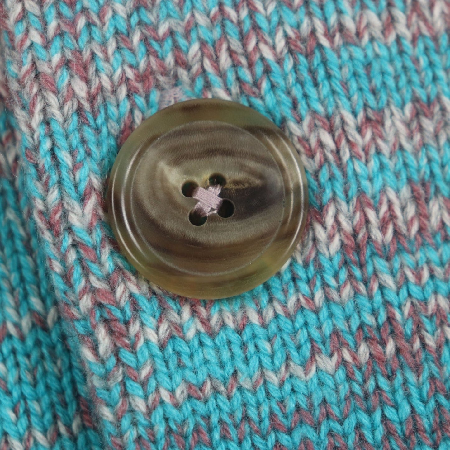 HERMES cardigan cashmere Pink type Blue S